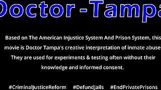 Dr tampa - commissary cash - serena morgan in a roleplay scene with latex, handcuffs, and humiliation