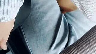 Beautiful NRI Girlfriends Masturbate in the Car, Riding and Engaging in Anal at Work