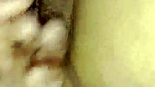 oiled girl enjoys boyfriend's touch