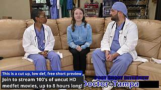 Dr tampa - commissary cash - serena morgan in a roleplay scene with latex, handcuffs, and humiliation