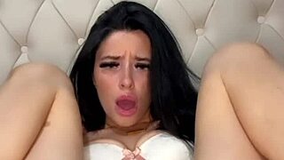 The horny british slut, alone in POV, played with toys until she reached a shuddering orgasm.