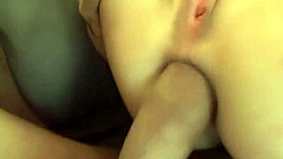 slut brunette feels intense anal pleasure