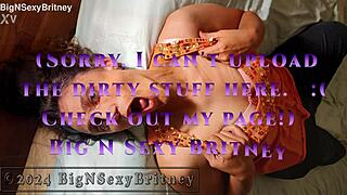 big n sexy britney face fucks monster cock in roleplay