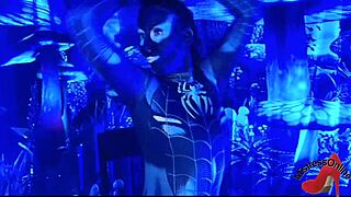 sexy spiderbabe celebrates halloween with thrilling adventures and costumes