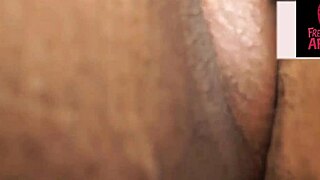 Ebony Beauty With Big Tits And Ass Rides Cowgirl, Making Him Cum Fast On Her Ass