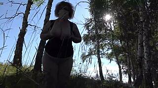 Busty milf pisses golden shower on hairy pussy compilation