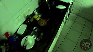 Husband Leaves Wife with Friend, Catches Them Intensely Fucking