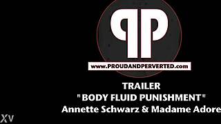 Sebastian Solo Gets Punished With Body Fluids In This Fetish Scene