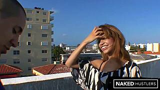 petite veronica fucked monster cock choking rough miami rooftop