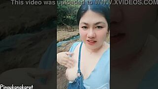 Curvy Asian Andrea And Migz's Chubby Outdoor Homemade Adventure