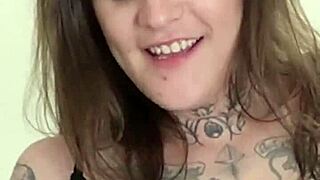 sarafina shows off her beautiful brunette body in a sexy bedroom photoshoot