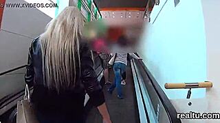 ravishing czech girl seduced in shopping centre