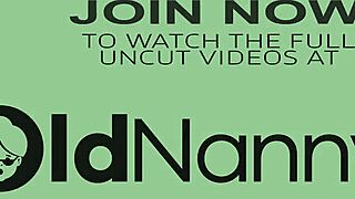 Busty mature MILF sucking tattooed guy's cock!