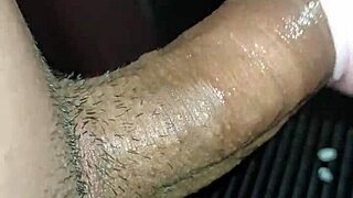 Sexy close-up quickie on desk with uncensored action