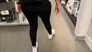 Flashing my ass in public store turns me on and had to masturbate in store restroom