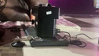 Pussy Machine Operator Squirts With Huge Toys