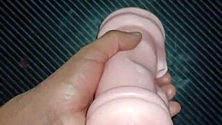 Sexy close-up quickie on desk with uncensored action