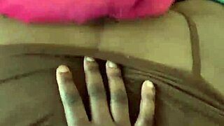 Pregnant Ebony Girlfriend Creams on Big Cock During Rough Sex