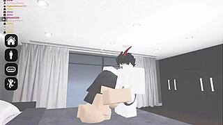 Roblox slutty nun gets filled by random horny dude