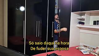 Blindfolded wife tricked into cuckold bedroom cheating?