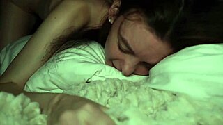 skinny brunette loves hard night sex