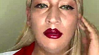 Transsexual In Crossdressing Displays Rico Pene With Detailed Actions And Scenes.