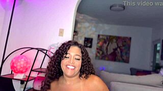 Your ebony stepsister with huge natural tits and brown eyes returns home from college.
