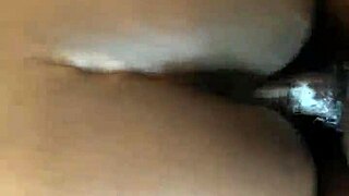 Pregnant Ebony Girlfriend Creams on Big Cock During Rough Sex