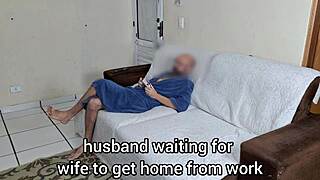 Blindfolded wife tricked into cuckold bedroom cheating?