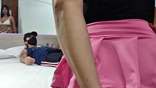 behind the cameras capturing group banging scenes