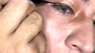 Transsexual In Crossdressing Displays Rico Pene With Detailed Actions And Scenes.