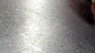 mature feet candid in wedges sandals