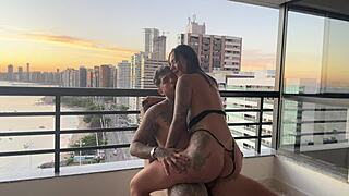 i feel so passionate riding his big black cock at sunset