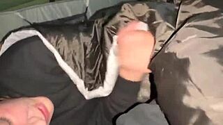 I feel the raw orgasmic fuck at the campsite in POV.