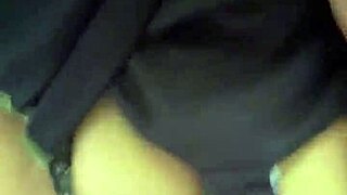 this brunette teen gets risky with public flashing and pov sex outdoors