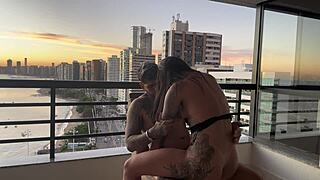 i feel so passionate riding his big black cock at sunset