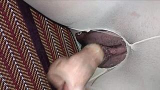 Her wet pussy takes both cocks easily