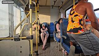 Married Woman Flirts with Stranger on Bus, Ends Up Fucking