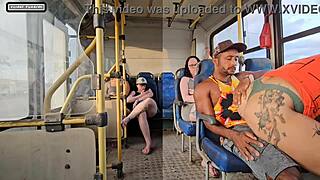 Married Woman Flirts with Stranger on Bus, Ends Up Fucking