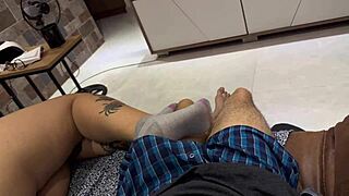 Whenever the adults fall asleep, my stepsister and I do this, it's totally normal, right?