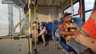 Married Woman Flirts with Stranger on Bus, Ends Up Fucking