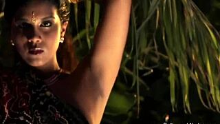 Beautiful Indian Woman Evokes Desire Through Enchanting Dance