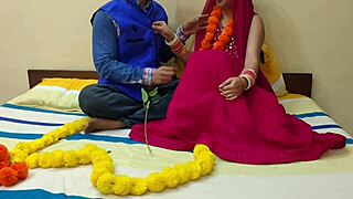 新婚印度女孩与上瘾丈夫的第一夜