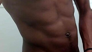 student in university bathroom