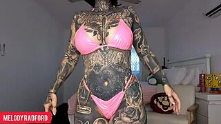 slutty micro bikini twerking & easter bunny lingerie try on haul