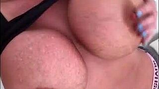 sophie james enjoys private moments at home alone