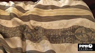 Angel Emily and Tina Key join Mike Angelo for nasty threesome action.