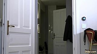 lucky grandpa fucks hot brunette and gets sloppy blowjob?