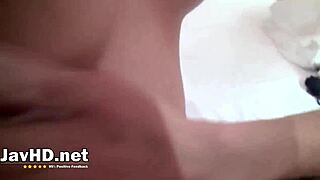 Dirty asian dame tempts with deep throat.