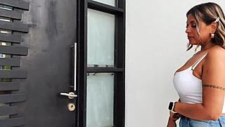 Latina Housewife Cooks Up a Steamy Fuck